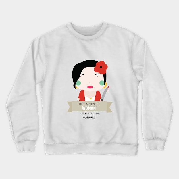 Little passionate Crewneck Sweatshirt by ninalittleworld